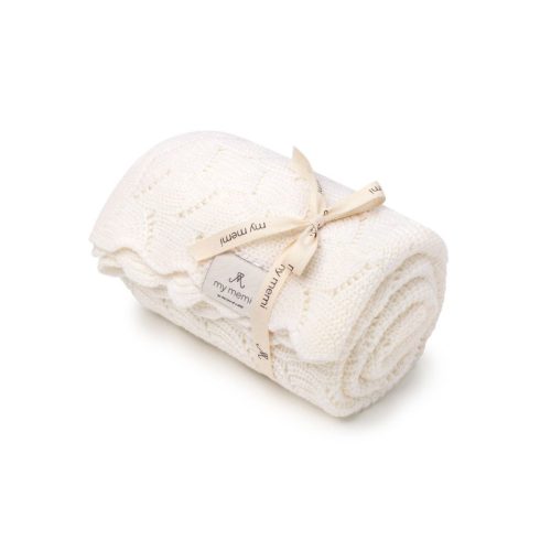 Premium Collection 100% Natural Merino gyapjú pólyatakaró - Cream